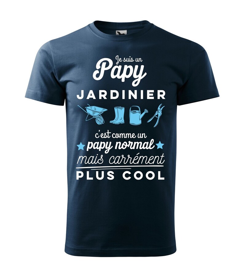 Tee shirt homme personnalisable 3 couleurs jardinier afbeelding 3