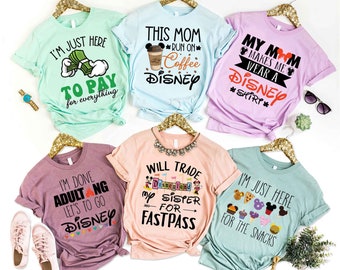 Funny Family Disney Shirts - Etsy