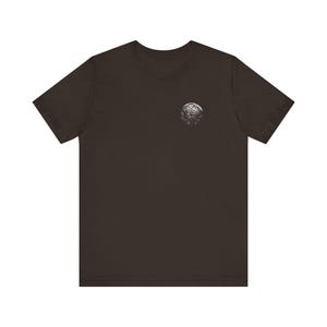 Tokyo Manhole cover art / Unisex Cotton Crew Tee / Small on the front and Large on the back / Art T-shirt / Street Art