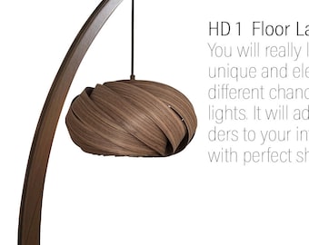 Floor lamp | Mid Century Modern lamp | Minimalist floor lamp | Driftwood lamp | Interior Design Floor Lamp Accent | Unique lamp |Modern Lamp