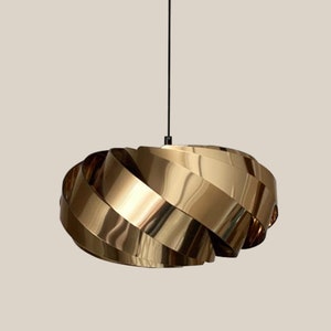 Lampadario moderno / Lampada a sospensione / Lampadario da cucina / Lampada fatta a mano / Lampada di metà secolo / Lampadario dorato / Lampada minimalista