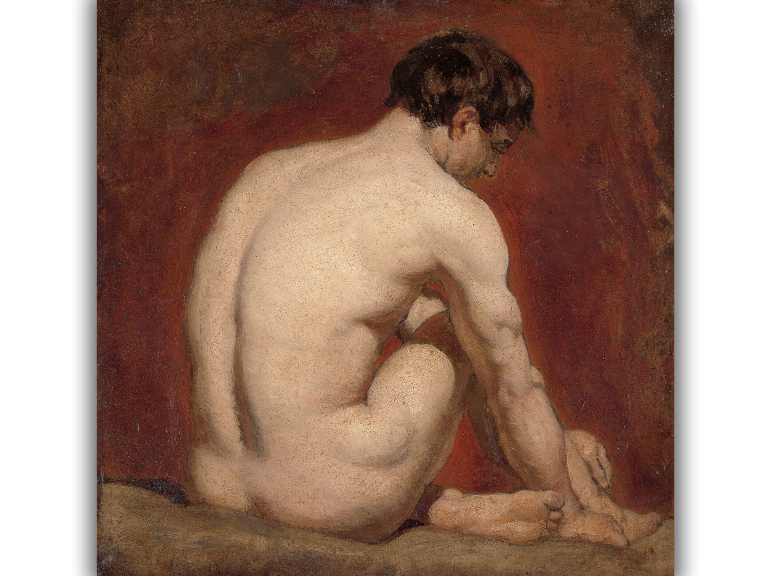 Desnudo masculino arrodillado desde atrás por William Etty Impresión en  lienzo Impresión de desnudos de bellas artes Reproducción de pintura  clásica Arte corporal masculino - Etsy México