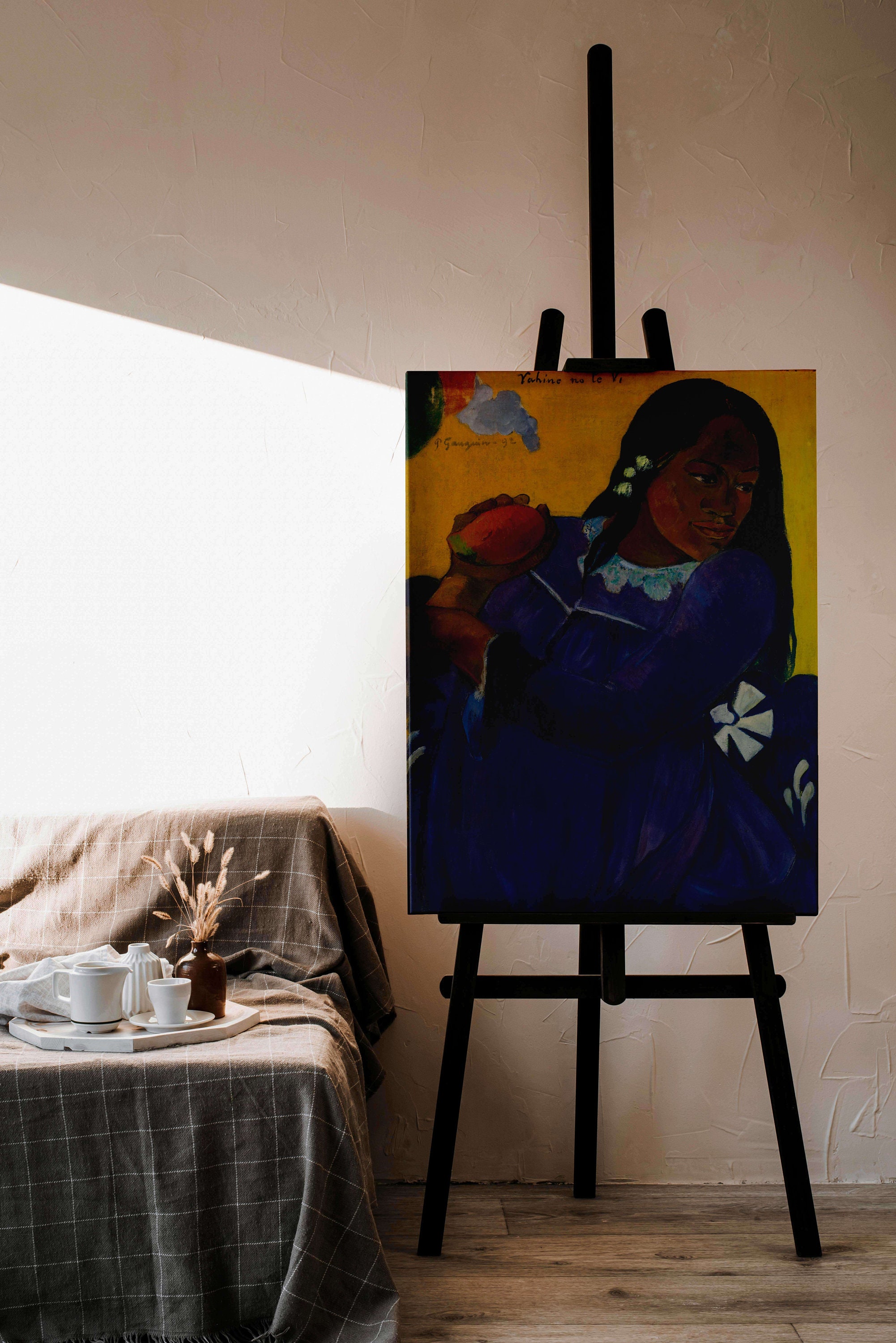 ポール・ゴーギャン作「マンゴーを持つ女性」ジクレー