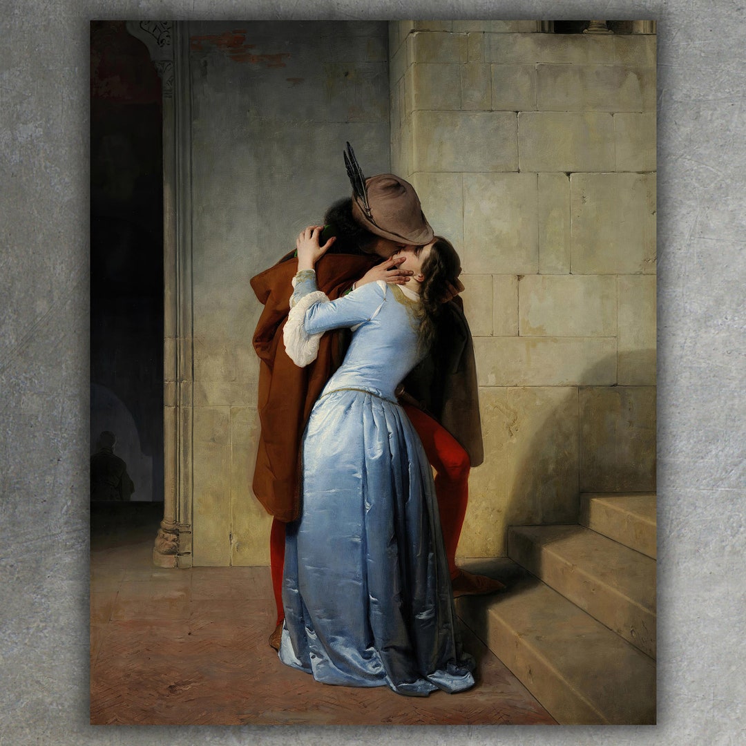 The Kiss By Francesco Hayez Canvas Print 1859 Fine Art Print the-kiss-by-francesco-hayez-canvas-print-1859-fine-art-print
