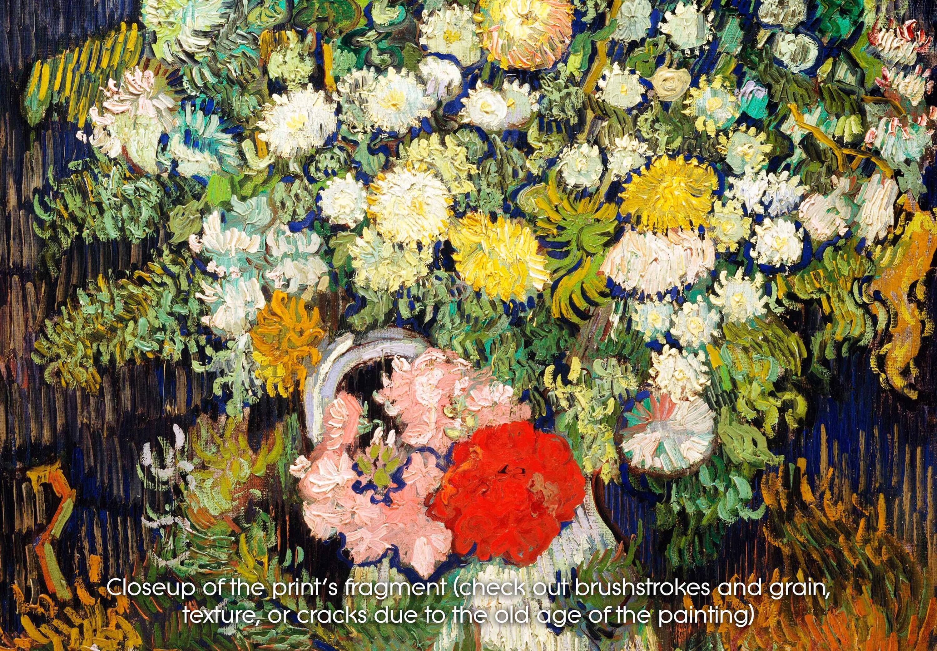 ヴィンセント・ヴァン・ゴッホ作「花瓶の中の花束」ジクレー版画（1890