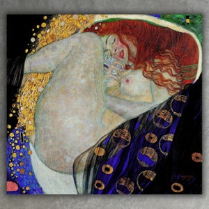 Danae by Gustav Klimt Canvas Print (1908) • Fine Art • Classic Painting Reproduction • Wall Decor • Gustav Klimt Print