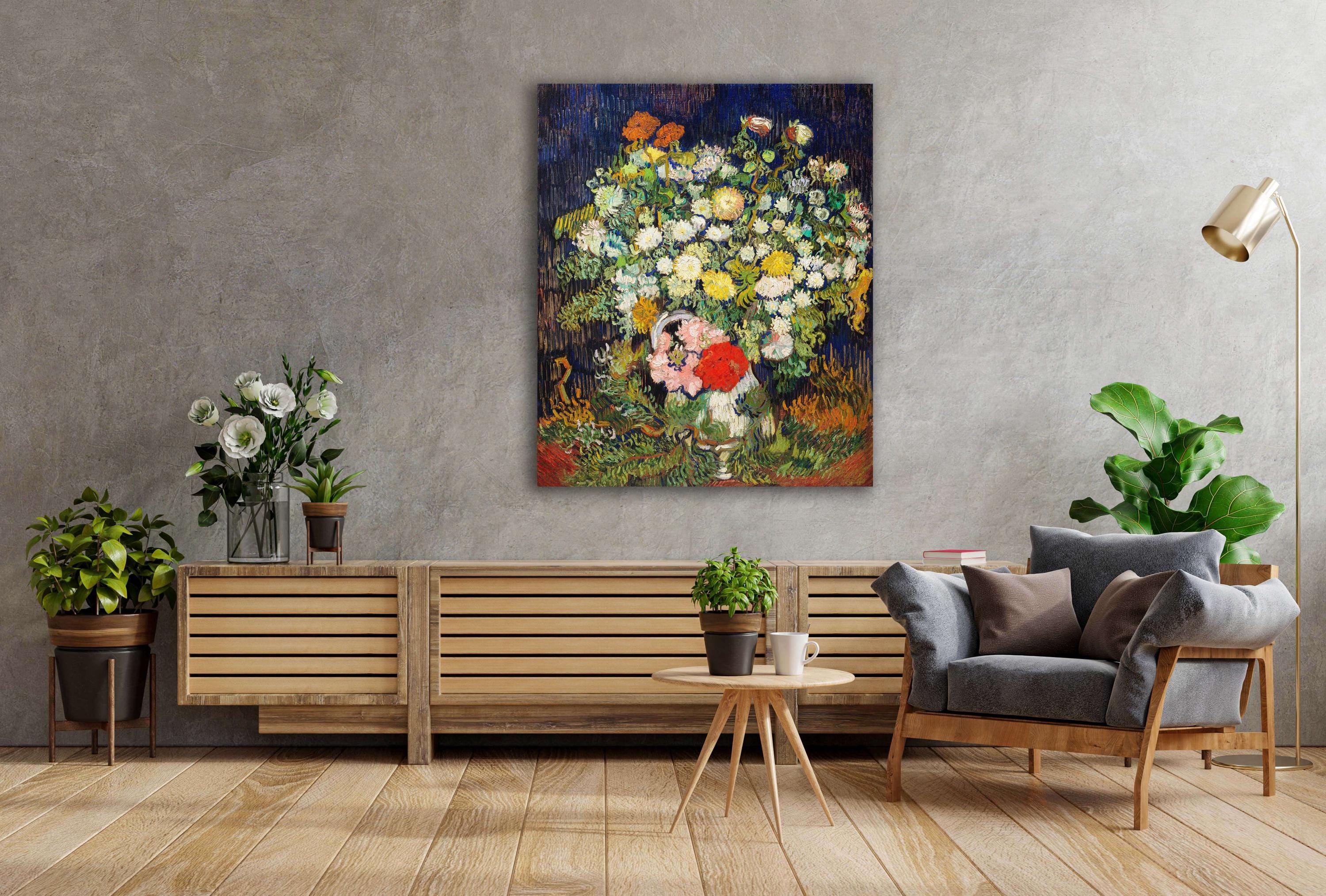 ヴィンセント・ヴァン・ゴッホ作「花瓶の中の花束」ジクレー版画（1890