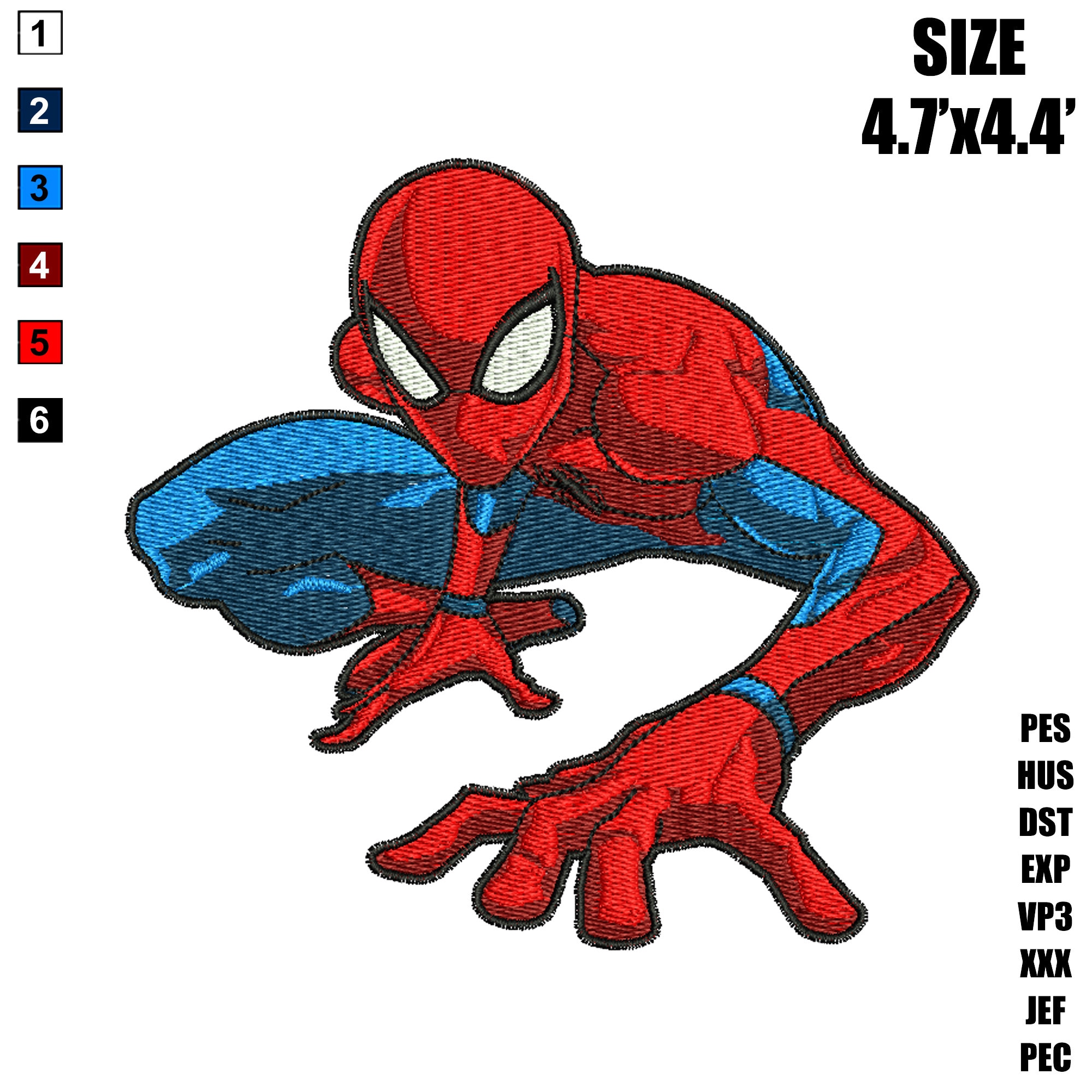 Embroidery Design Spiderman Machine Embroidery Spiderman Machine