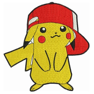 Disegno per ricamo a macchina Pokemon, file di disegno per ricamo anime, disegni per ricamo cartoni animati
