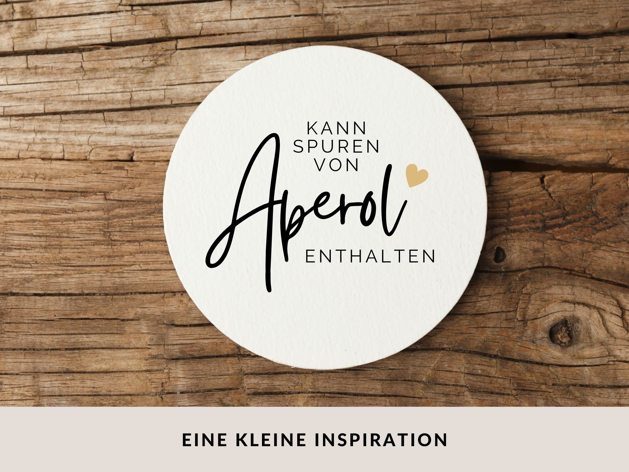 Aperol Spritz Jutebeutel - Holy Aperoli Design Tragetasche 40x35cm