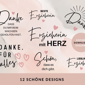 Éducateur avec fichier de traceur de coeur, cadeau d'éducateur de fichier de traceur, cadeau d'adieu Kita SVG Bundle, cadeau d'adieu d'éducateur