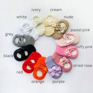 Satin Bow Socks, Baby Girl Gifts, Toddler Girl Socks, Girls Bow Socks, Baby Girl Socks, Christening Socks, Flower Girl, Stocking Filler