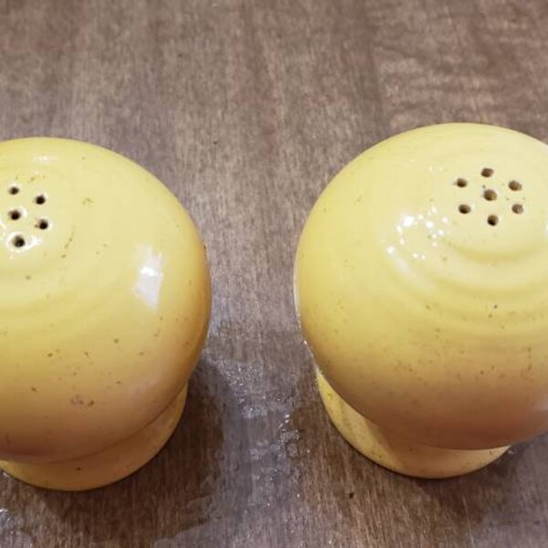 Fiestaware Salt and Pepper Shakers Etsy