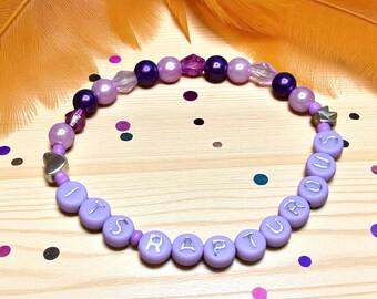 It’s Rapturous purple themed friendship bracelet