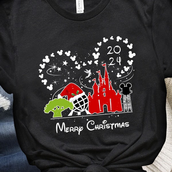 2026 Disney parks Christmas shirt, Disneyworld Christmas shirts, Disneyland Christmas Family shirts, Disney Family Vacation, Disney World