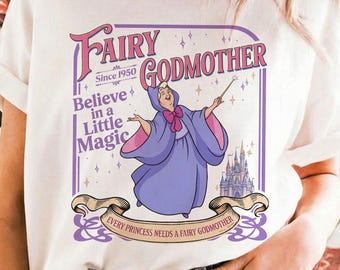 Custom Fairy Godmother Shirt, Fairy Grandmother, Princess Shirt, Cinderella Tee, Magic Kingdom , Nana Shirt, Godmother Gift,Godmother Trendy