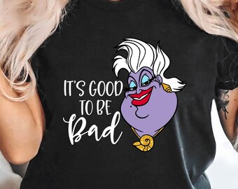 Ursula Disney Villain Shirt, Wicked Witch Tee, Ursula Shirt, Disney Villain Shirts For Women, Ursula Villain Tee, Disney Witches, Wicked Tee