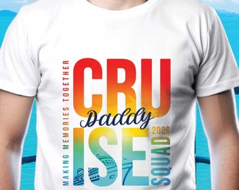 Camiseta Cruise Squad 2026 con nombre personalizado, camiseta a juego para la familia.