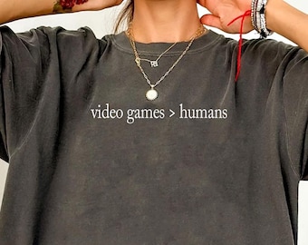 Gamer Shirt Comfort Colors®, Video Games > Humans Shirt, Bella+Canvas® Gildan®