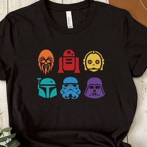Retro Star Wars Shirt 2026, Disney Star Wars, Gift For Men Women, Kid Shirt, Star wars Tshirt, Disney Family Vacation, Star Wars Character