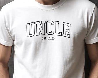 Comfort Colors® Personalized Uncle Shirt, Cool Uncles Club Shirt, Best Uncle Shirt, Birthday Gift for Uncle, New Uncle Shirt, Uncle Est tee