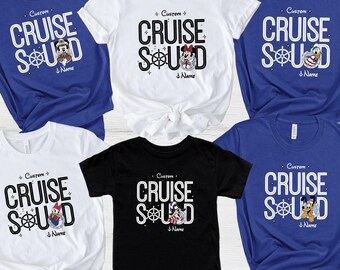 Disney Cruise Squad Shirts 2026, Disney Cruise Crew Shirts, Disney Cruise Family Shirts, Cruise Group Shirts 2026, Disney Cruise line shirts
