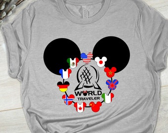 World Traveler Epcot Shirt, Epcot Family Shirts, World Traveler