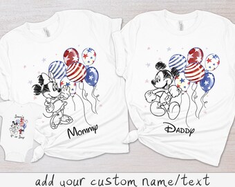2026 Disney 4th Of July Shirt, Mickey 4th Of July Shirt, 4th Of July Family Shirt, Mickey Mouse 4th July Shirt Kids, For Women ,Disney USA