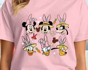 Disney Easter Shirt 2027, Mickey and Friends Bunny Ears Shirts, Disney Easter Shirt, Easter Disneyland shirt,Easter Gifts,Disney Bunny Shirt