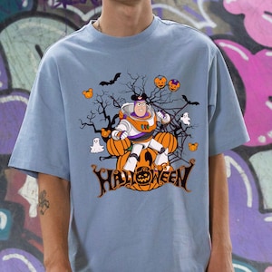 Buzz Lightyear Ghost Halloween Shirt, Disney Toy Story Halloween Shirt, Buzz Mummy Halloween Shirt, Disneyland Halloween Matching Family Тее