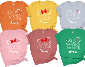 2026 Custom Disney Matching Shirts, Disney Family Shirts, Disney Vacation Shirts, Family Disney Shirts, Disneyland Family Tees, Disney World