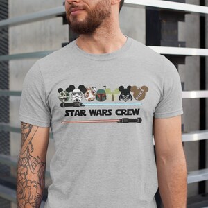 Star Wars Crew Shirt, Star Wars Disney Shirt, Star Wars Squad Shirt, Star Wars Group Shirt For Friends, Disney Star Wars Shirt