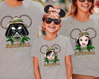 Camiseta de Animal Kingdom 2026, Camiseta personalizada de Disney Safari, Camiseta familiar de safari, Camiseta de viaje de Disney Safari, Camiseta de Mickey y sus amigos Safari