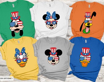 2026 Disney 4th Of July Shirt Mickey 4th Of July Shirt 4th Of July Family Shirt Mickey Mouse and friends 4th July Shirt Disney USA Shirt