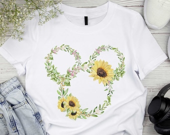Epcot Flower And Garden Shirt, Mickey sunflower Shirt, Epcot Flower Shirt, Mickey Flower T Shirt, Disney park Shirt, Girls trip shirts