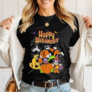 Halloween Disney family shirt, Disney Halloween tee shirts Disneyland Halloween tshirt Mickey Minnie Halloween shirt Not So scary shirt