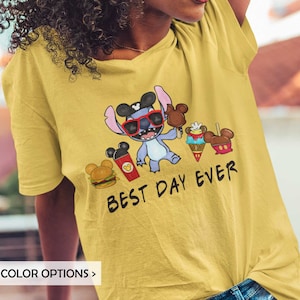 Best Day Ever Stitch Snacks Shirt, Best Day Ever Disney shirt, Disneyland Shirts, Kids Disneyworld Shirts, Adult Disney Snacks shirt
