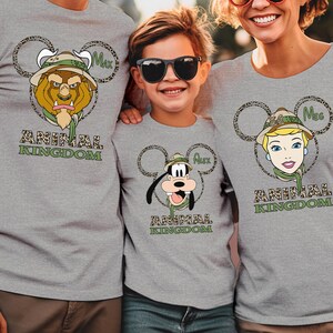 Custom Animal Kingdom Shirt All Characters, Disney Safari Shirt, Family Safari Shirt, Disney Safari Trip Tee, Mickey and friends Safari Tee
