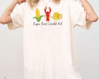 Comfort Colors Crawfish Season T-Shirt: Mardi Gras Tee