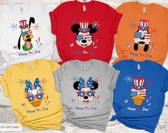 2026 4th Of July Disney Shirt, Mickey 4th Of July Shirt, 4th Of July Family Shirt, Mickey Mouse and friends 4th July Shirt, Disney USA Shirt