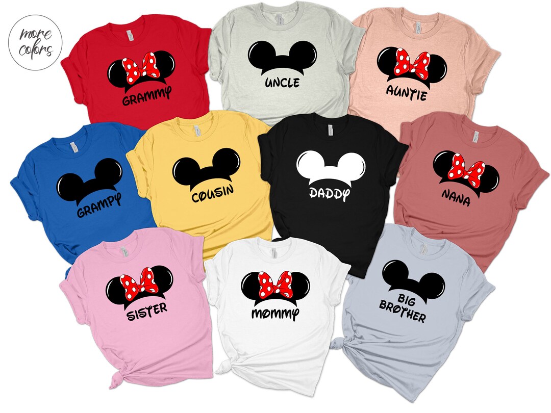 Disneyland Family Mom Dad Brother Sister Family Vacation Custom