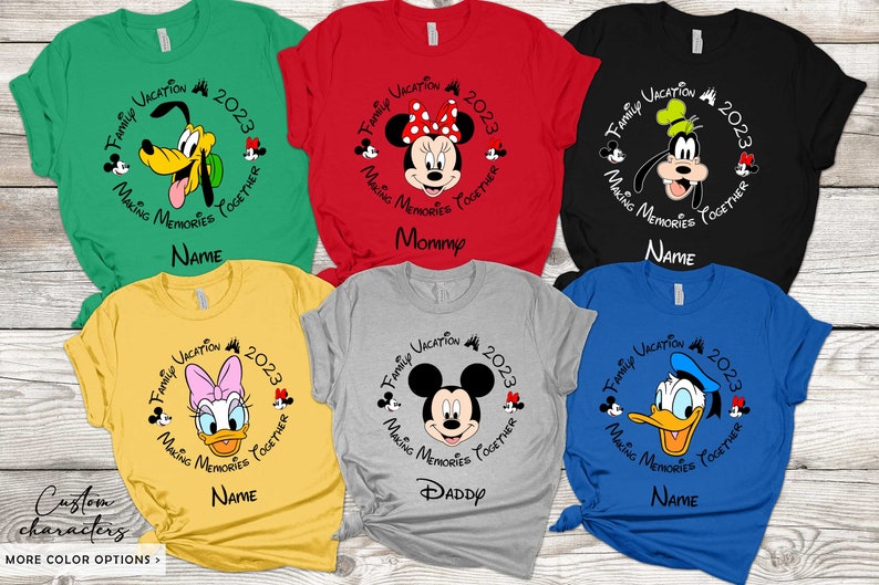 Disney Family Shirts Disney Vacation Shirts Family Disney Etsy