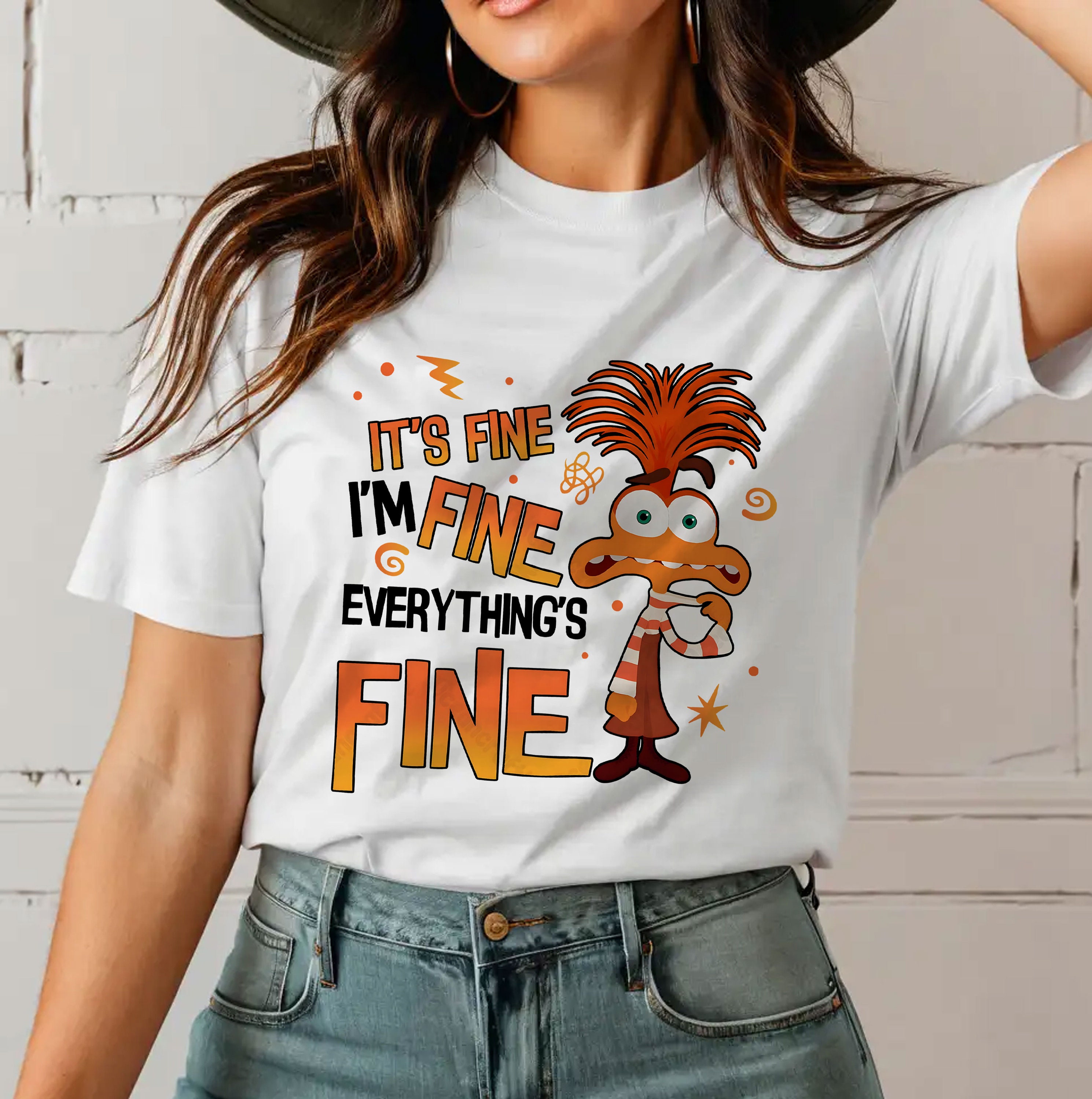 Amazon.com: It's Fine I'm Fine Everything is Fine Graphic