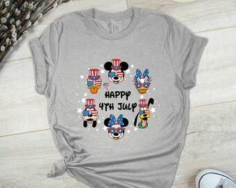 4th Of July Disney Shirt Mickey 4th Of July Shirt 4th Of July Family Shirt Mickey Mouse and friends 4th July Shirt Disney USA Shirt