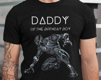 Birthday Black Panther Shirts, Black Panther Birthday Shirts, Birthday Boy shirt, Birthday Party shirts, Custom name Black Panther party