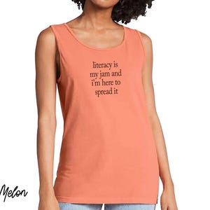 Literacy Is My Jam Shirt - English Teacher Tee - Comfort Colors