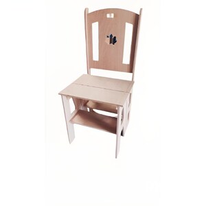 3 in 1 Ladder, Chair, Rack DİGİTAL DRAWİNG