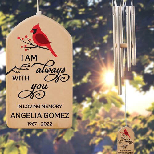 Memorial Wind Chime Sympathy Gift Sympathy Wind Chime I Am Etsy