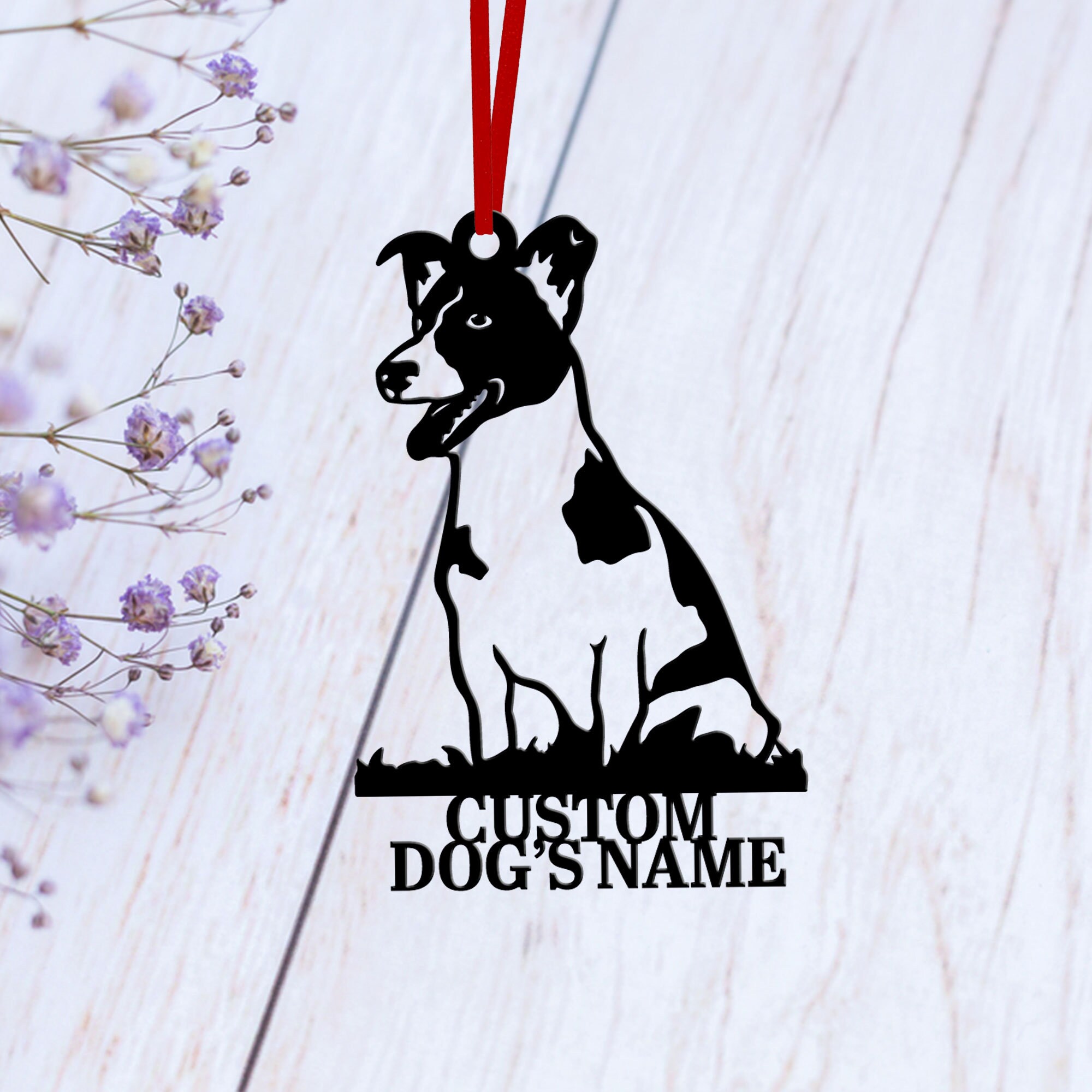 Personalized Jack Russell Ornament Metal Jack Russell Dog Etsy