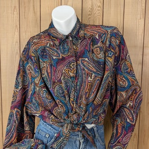 Paisley Shirt 80s - Etsy